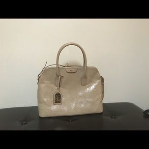 Ralph Lauren beige satchel